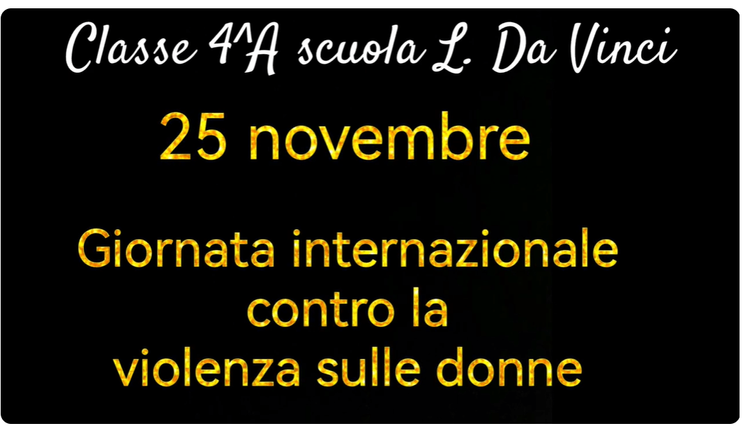 Progetto classe quarta A L. da Vinci.